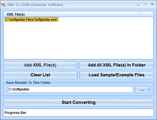 XML To JSON Converter Software