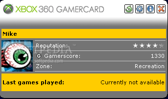 Xbox 360 Gamercard