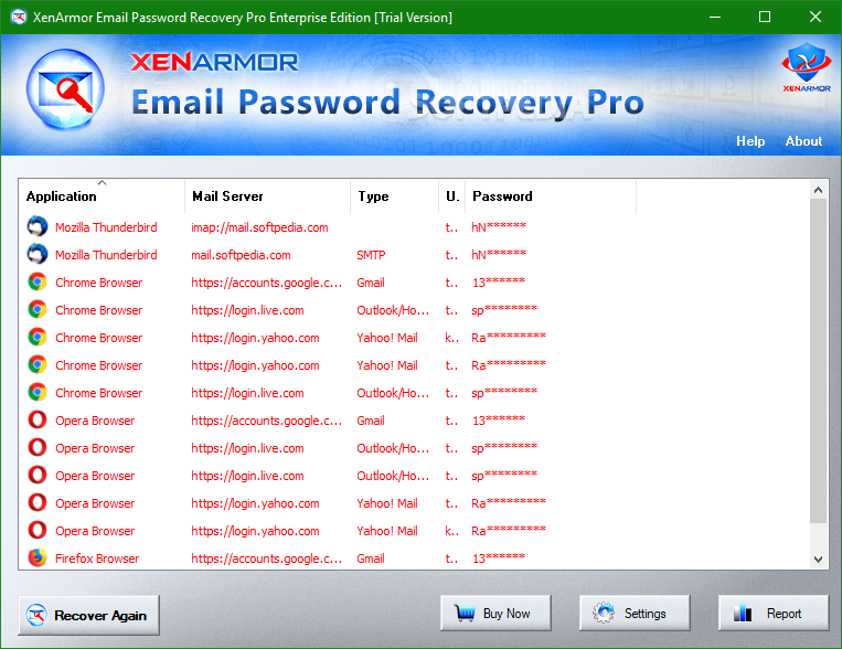 Email Password Recovery Pro