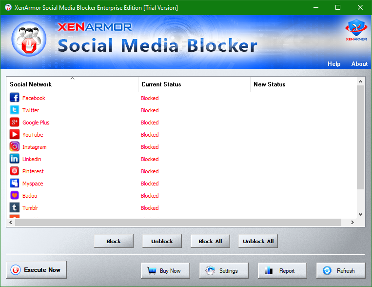 XenArmor Social Media Blocker