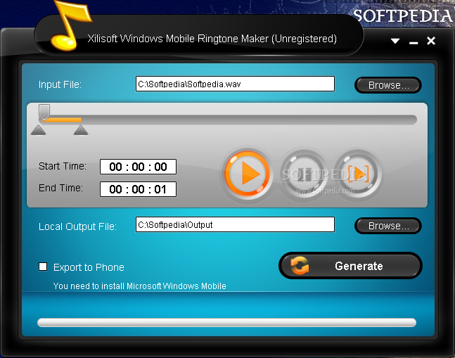 Xilisoft Windows Mobile Ringtone Maker