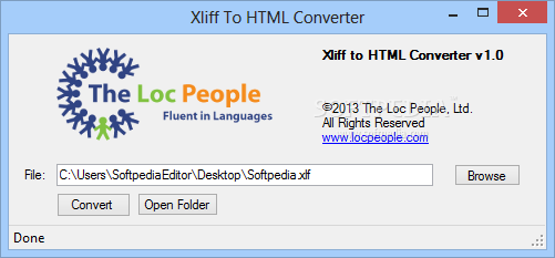 Xliff to HTML Converter