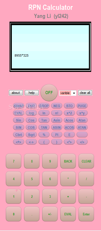 RPN Calculator