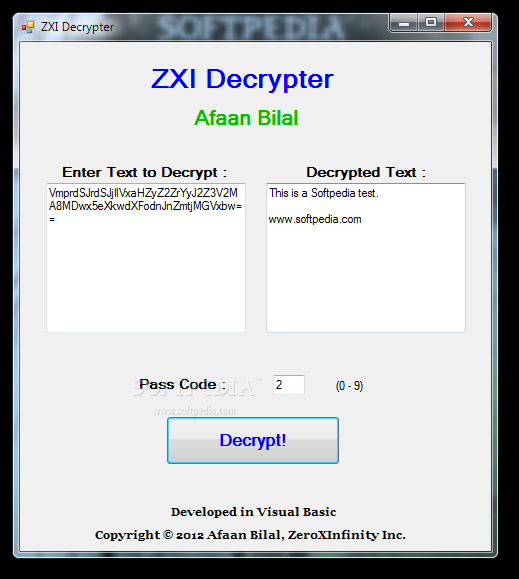 ZXI Decrypter