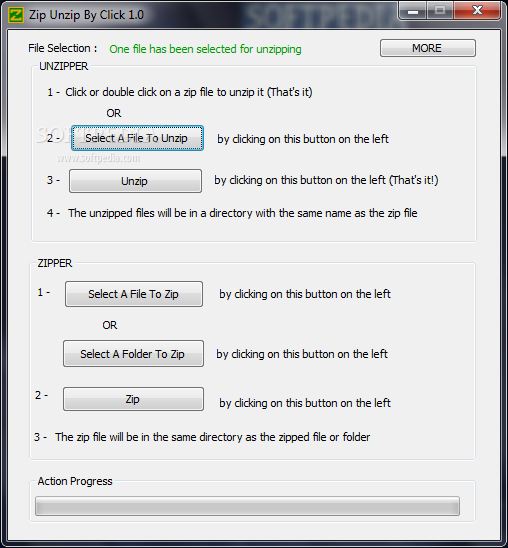 Zip Unzip by Click