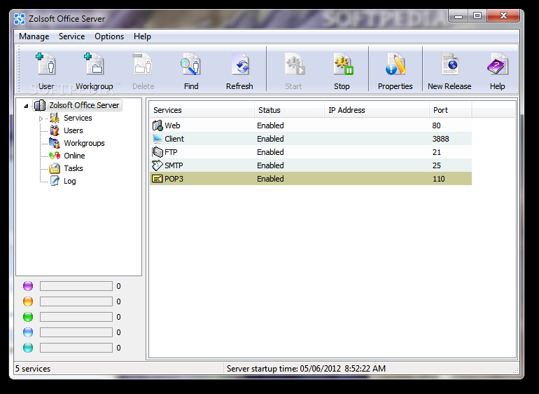 Zolsoft Office Server Free Edition