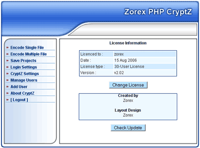 Zorex PHP CryptZ