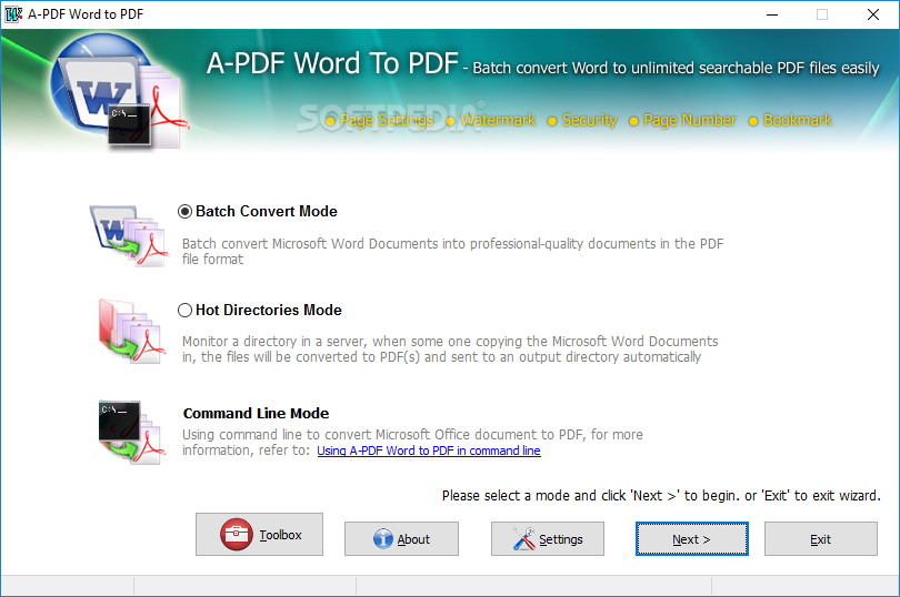 A-PDF Word to PDF