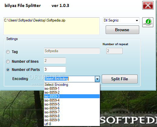 bilyaz File Splitter