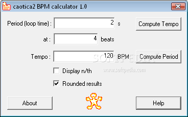 caotica2 BPM Calculator