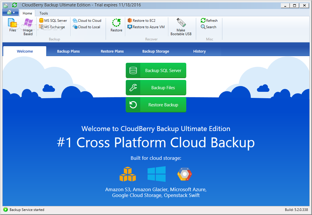 CloudBerry Backup Ultimate Edition