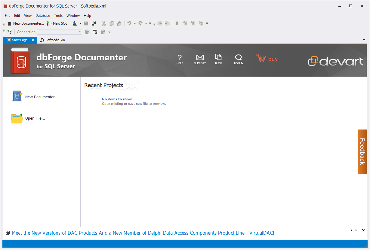 dbForge Documenter for SQL Server