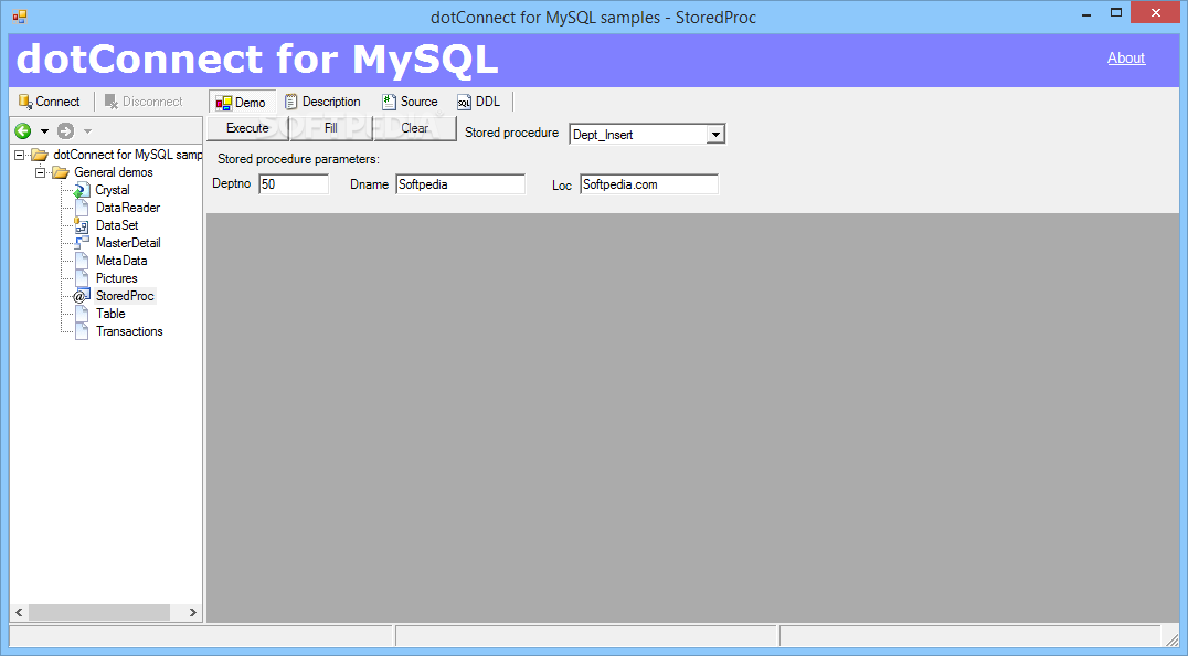 dotConnect for MySQL Express