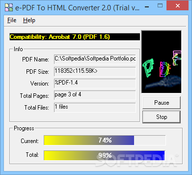 e-PDF To HTML Converter