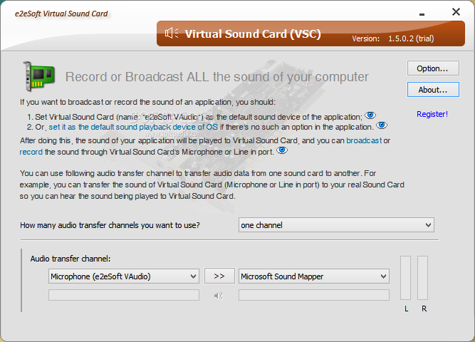 Virtual Sound Card (VSC)