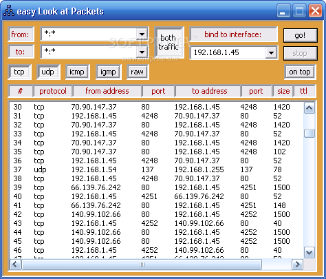 easy Look at Packets