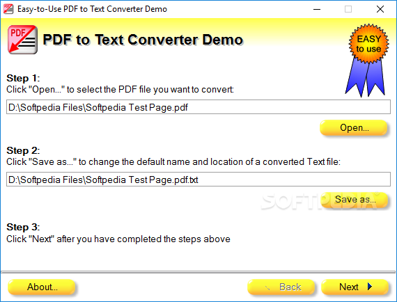 Easy-to-Use PDF to Text Converter