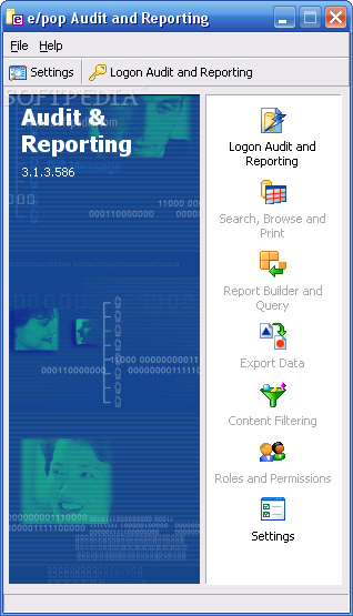 e/pop Audit and Reporting Client