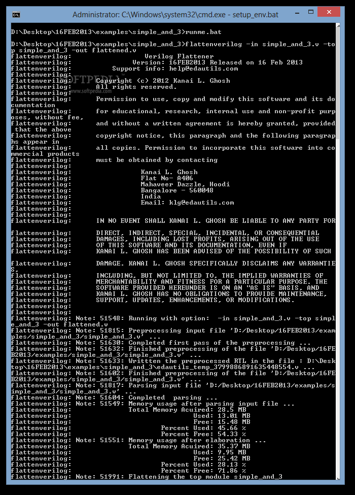 Verilog Flattener