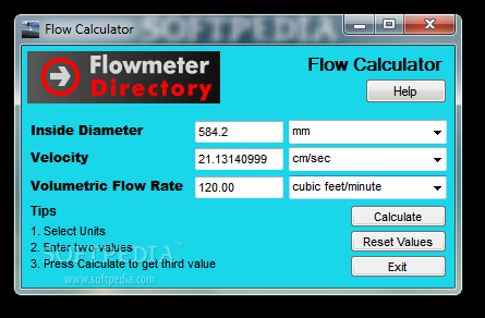 Flow Calculator