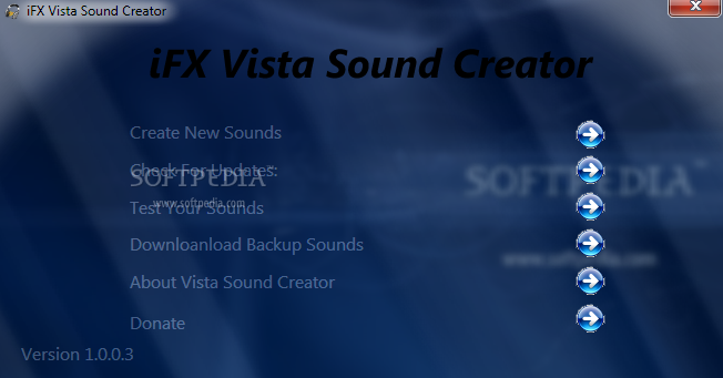 iFX Vista Sound Creator