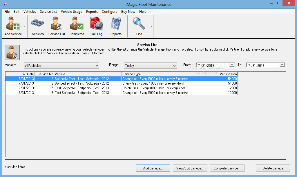 iMagic Fleet Maintenance