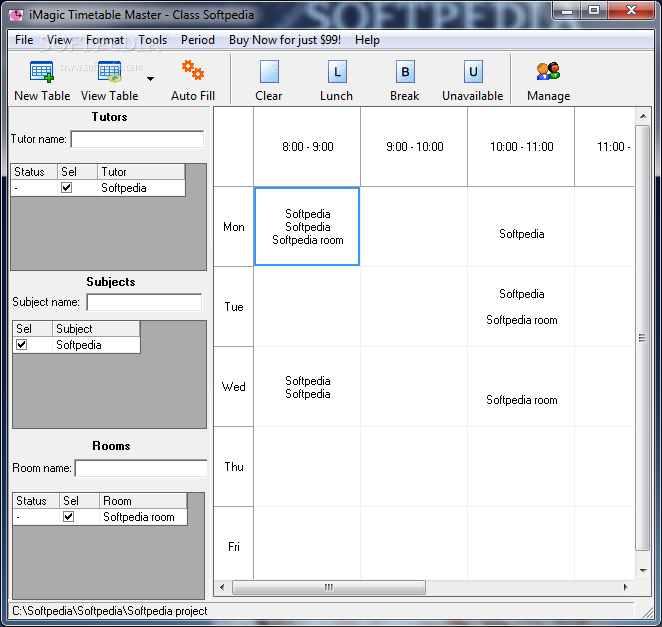 iMagic Timetable Master