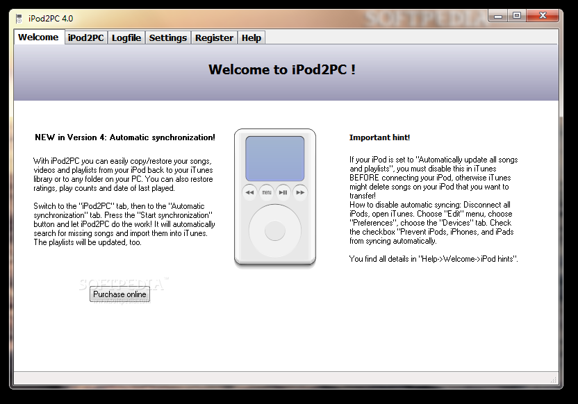 iPod2PC iPod2PC