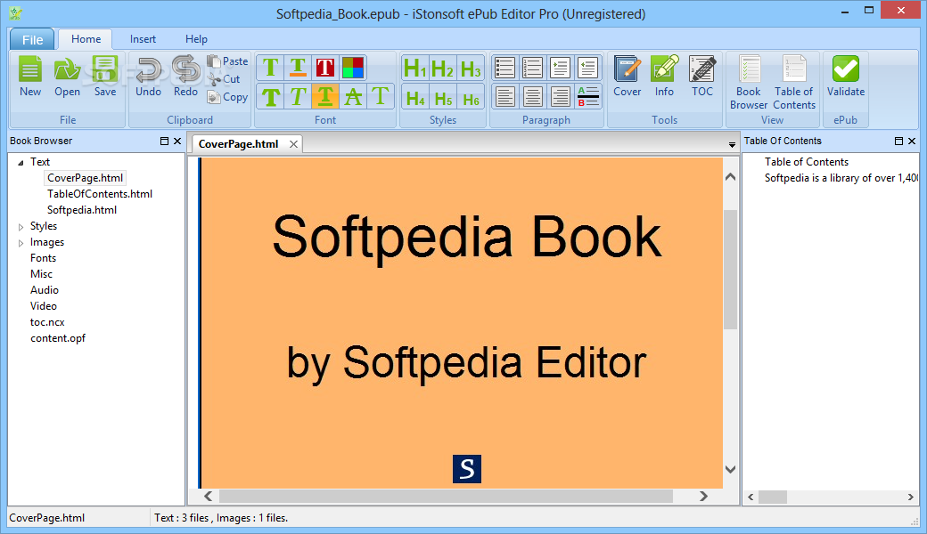 iStonsoft ePub Editor Pro