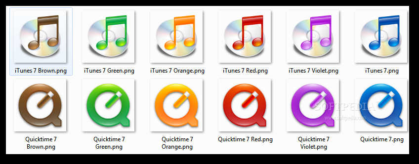 iTunes And Quicktime icons