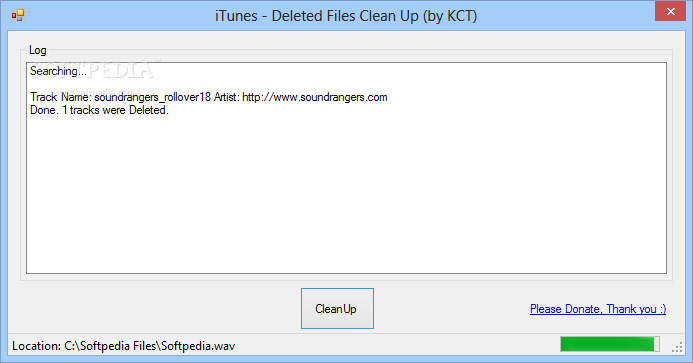iTunes - Deleted Files Clean Up