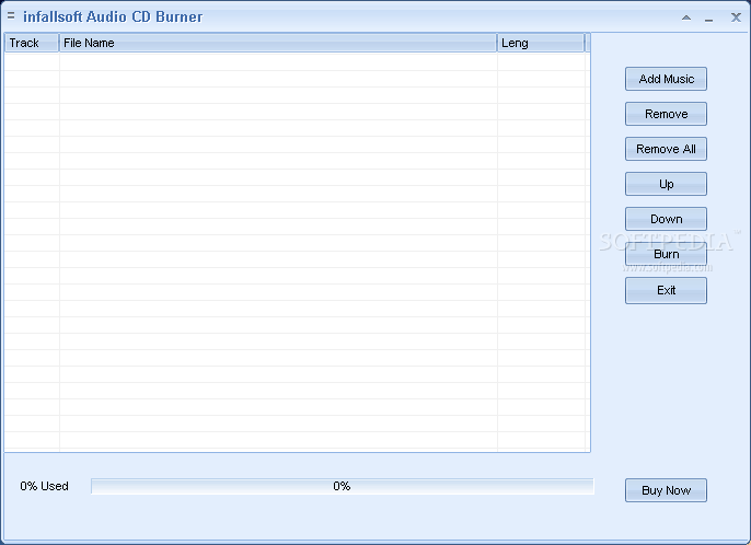 infallsoft Audio CD Burner