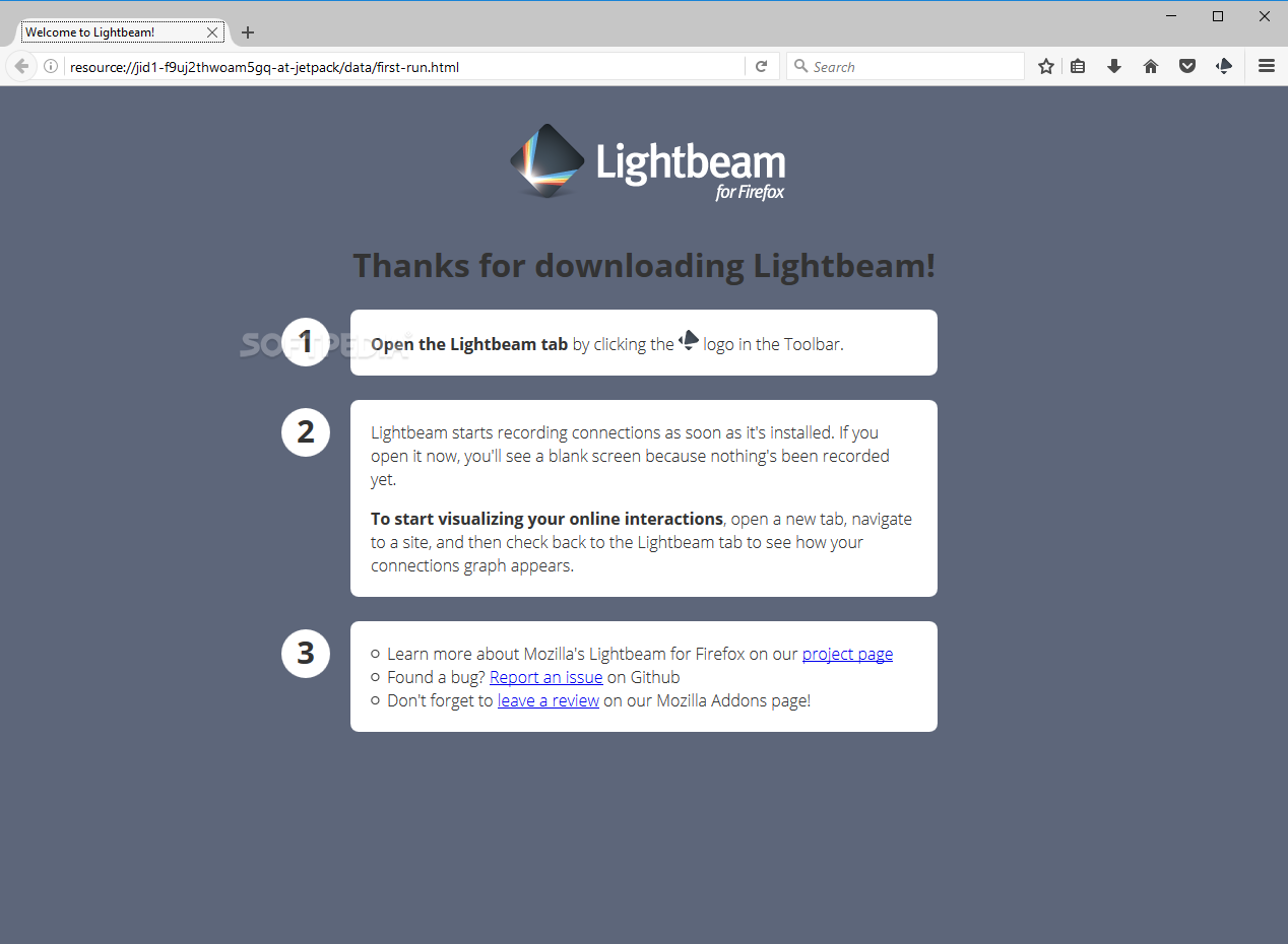 Firefox Lightbeam