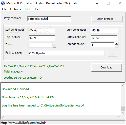 Microsoft VirtualEarth Hybrid Downloader