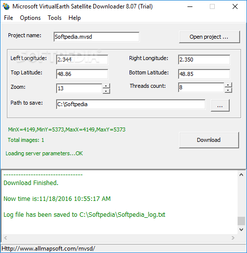 Microsoft VirtualEarth Satellite Downloader