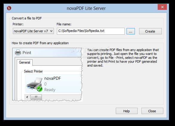 novaPDF Lite Server