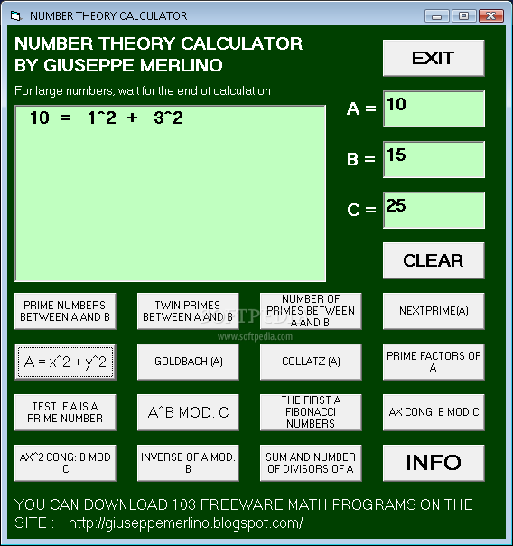 Number Theory Calculator