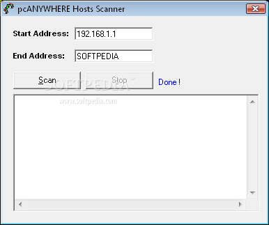 pcANYWHERE Hosts Scanner