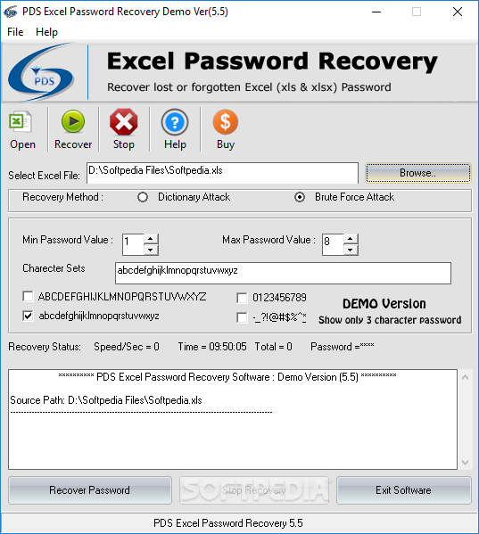 PDS Excel Password Recovery