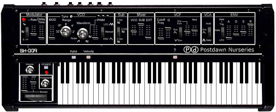 postDawn SH-009 Monosynth