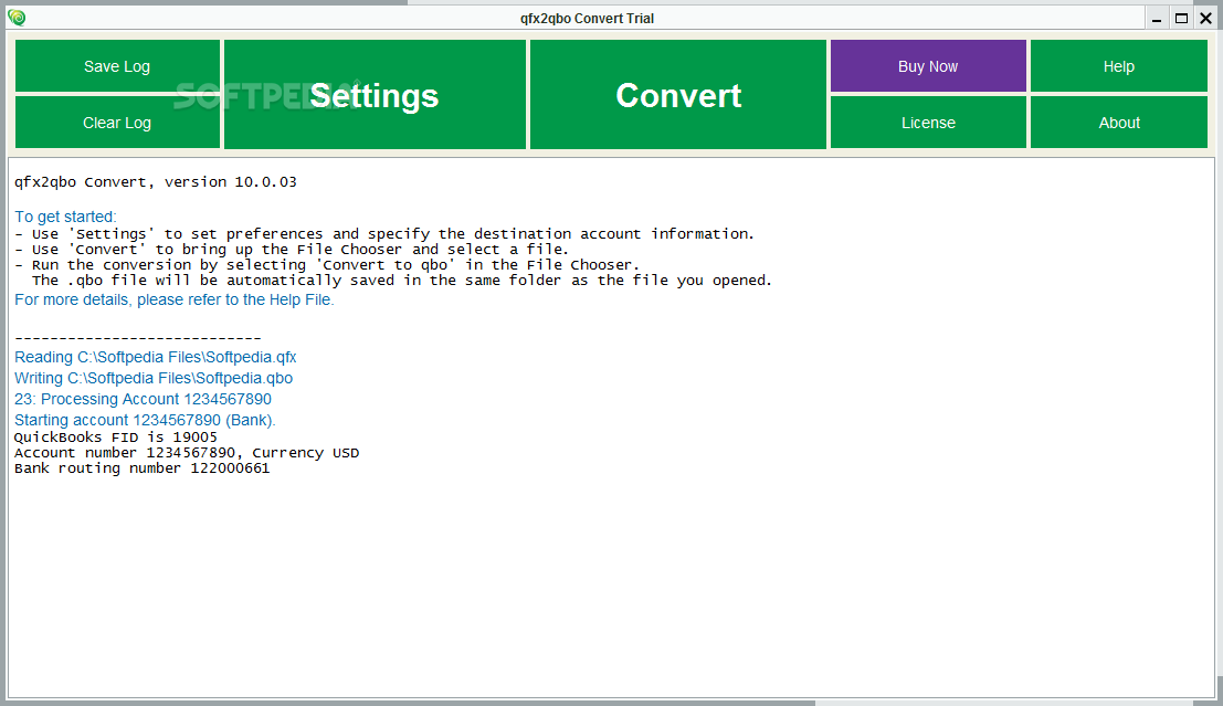 qfx2qbo Convert