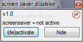 screen saver disabler