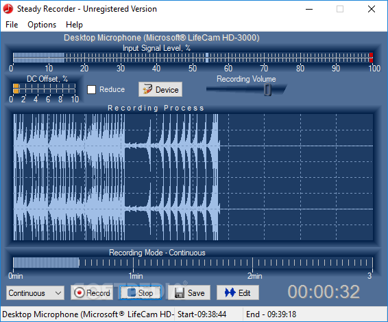 Steady Recorder