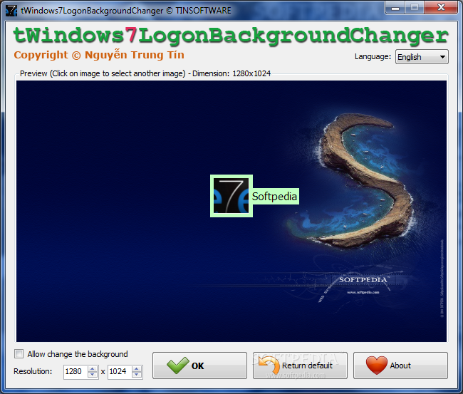 tWindows7LogonBackgroundChanger