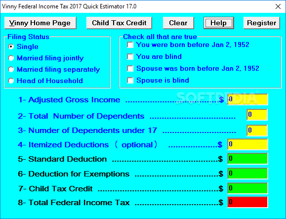 Top 34 Others Apps Like Vinny Federal Income Tax 2017 Quick Estimator - Best Alternatives