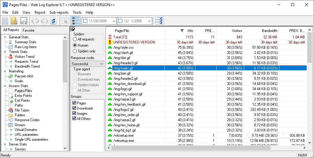 Web Log Explorer Enterprise