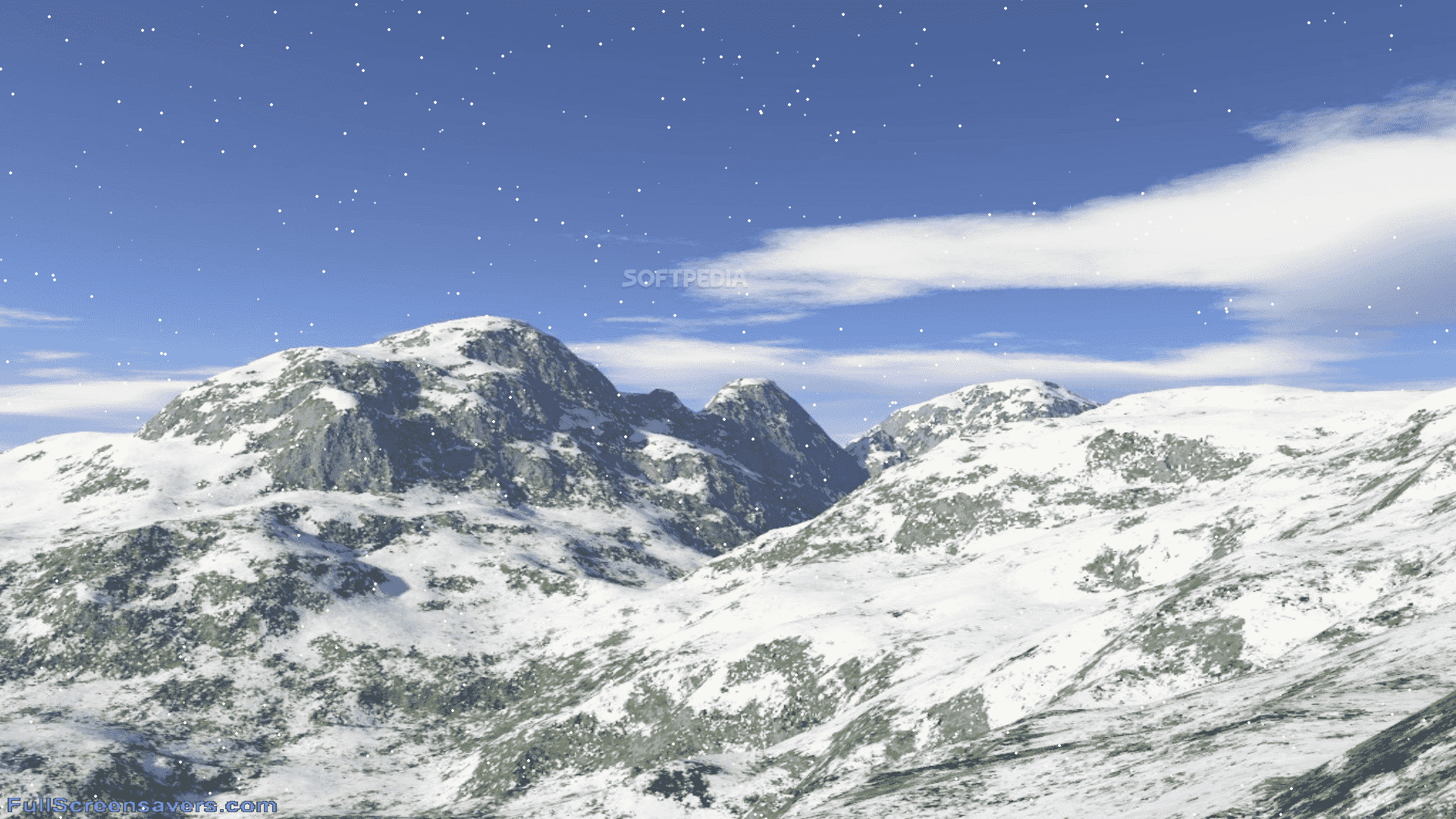 Winter Mountain Screensaver