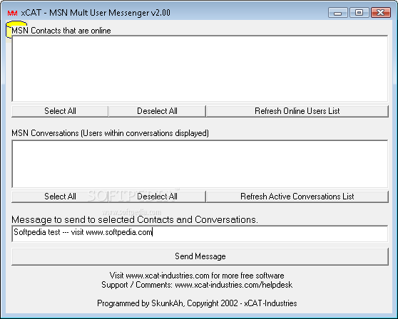 xCAT - MSN Multi User Messenger