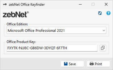 zebNet Office Keyfinder