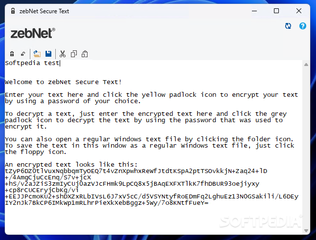 zebNet Secure Text